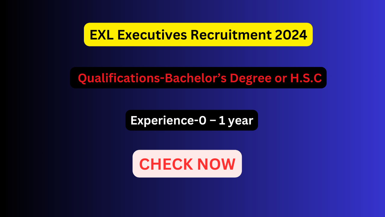 EXL Executives Recruitment drive 2024