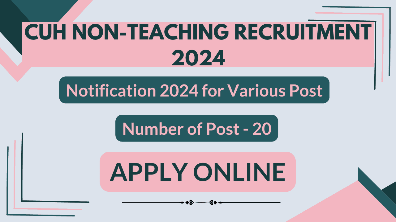 Central University of Haryana Non-Teaching Recruitment 2024