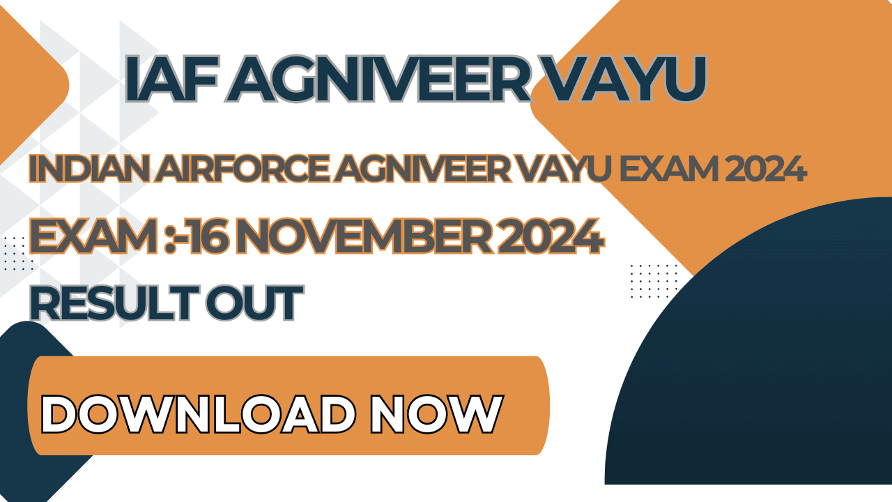 IAF Agniveer Vayu Result 2024