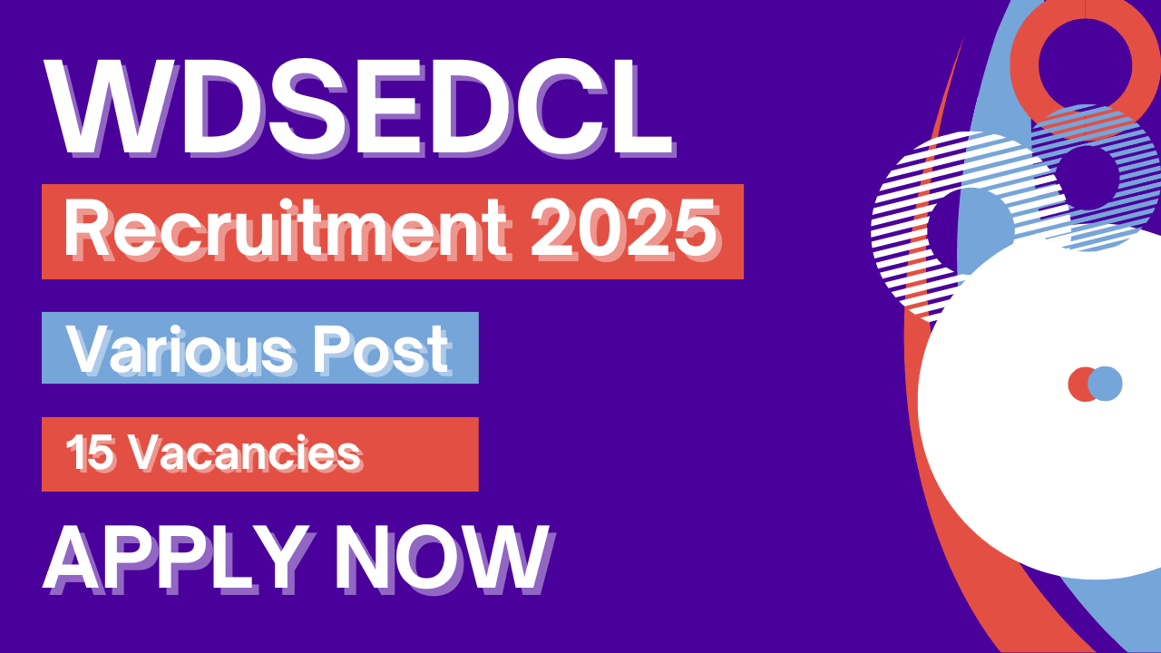 WDSEDCL Special Officer Security Officer Assistant Security Officer Security Supervisor and Special Officer (Land) Recruitment 2025